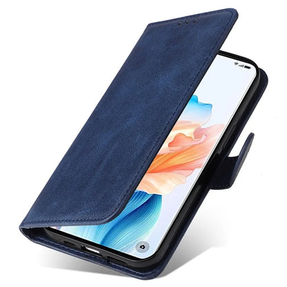 For Oppo A2 Pro 5G Case Calf Texture Leather Wallet Phone Cover