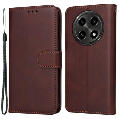 For Oppo A2 Pro 5G Case Calf Texture Leather Wallet Phone Cover