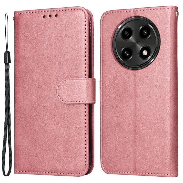 For Oppo A2 Pro 5G Case Calf Texture Leather Wallet Phone Cover