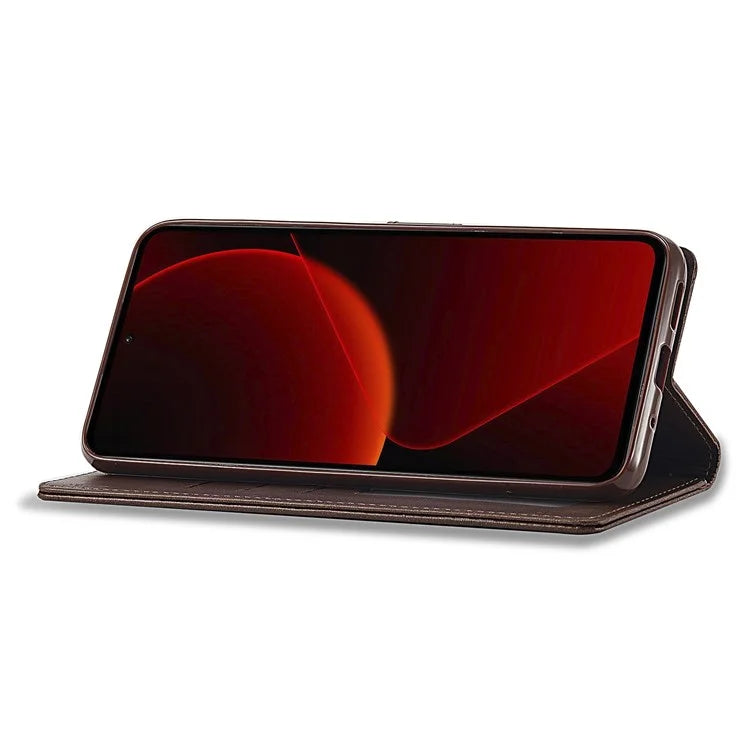 LC.IMEEKE For Xiaomi 13T / 13T Pro / Redmi K60 Ultra Case Calf Texture Leather Wallet Phone Anti-shock Cover