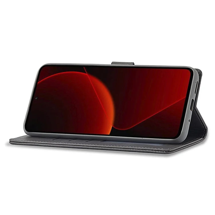 LC.IMEEKE For Xiaomi 13T / 13T Pro / Redmi K60 Ultra Case Calf Texture Leather Wallet Phone Anti-shock Cover