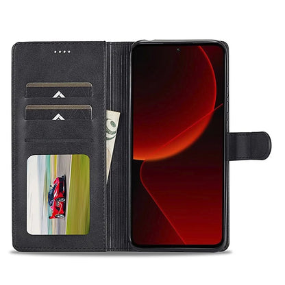 LC.IMEEKE For Xiaomi 13T / 13T Pro / Redmi K60 Ultra Case Calf Texture Leather Wallet Phone Anti-shock Cover