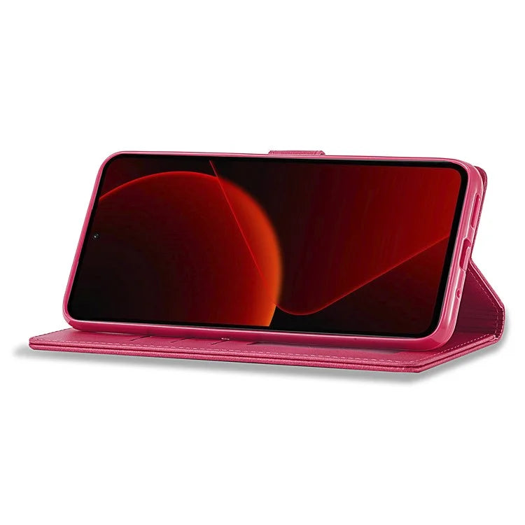 LC.IMEEKE For Xiaomi 13T / 13T Pro / Redmi K60 Ultra Case Calf Texture Leather Wallet Phone Anti-shock Cover