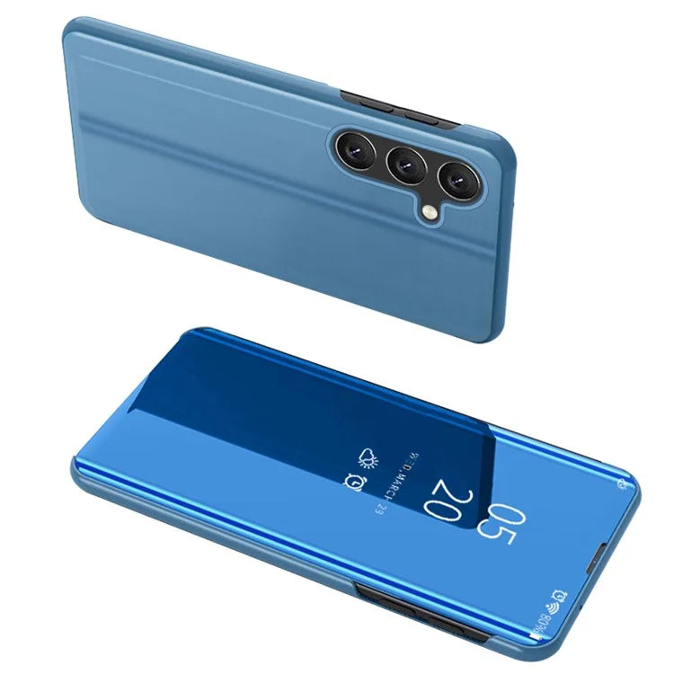 For Samsung Galaxy A05s 4G Case View Window Electroplating Leather Cover