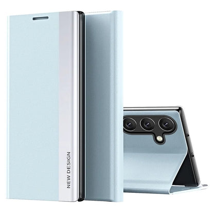 For Samsung Galaxy A05s 4G Leather Case Electroplating Stand Phone Cover