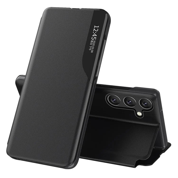 For Samsung Galaxy A05s 4G Case View Window PU Leather Stand Cover