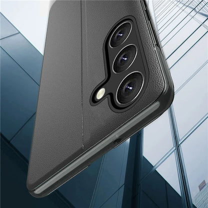For Samsung Galaxy A05s 4G Case View Window PU Leather Stand Cover