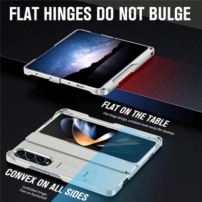 For Samsung Galaxy Z Fold4 5G Case Hinge Protection Phone Cover with Screen Protector / Stylus Pen