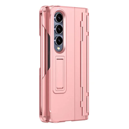 For Samsung Galaxy Z Fold4 5G Case Hinge Protection Phone Cover with Screen Protector / Stylus Pen