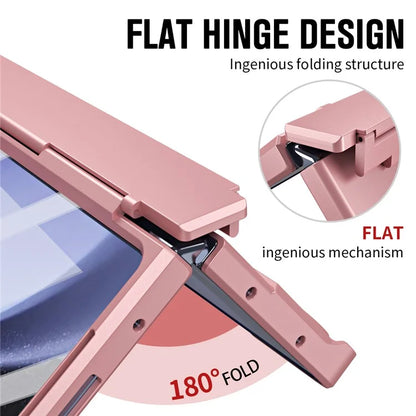 For Samsung Galaxy Z Fold4 5G Case Hinge Protection Phone Cover with Screen Protector / Stylus Pen