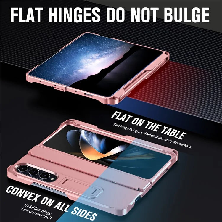 For Samsung Galaxy Z Fold4 5G Case Hinge Protection Phone Cover with Screen Protector / Stylus Pen