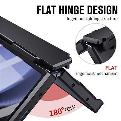 For Samsung Galaxy Z Fold4 5G Case Hinge Protection Phone Cover with Screen Protector / Stylus Pen
