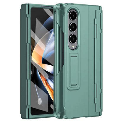 For Samsung Galaxy Z Fold4 5G Case Hinge Protection Phone Cover with Screen Protector / Stylus Pen