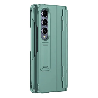 For Samsung Galaxy Z Fold4 5G Case Hinge Protection Phone Cover with Screen Protector / Stylus Pen
