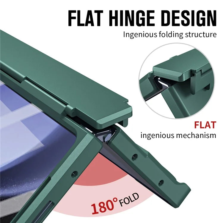 For Samsung Galaxy Z Fold4 5G Case Hinge Protection Phone Cover with Screen Protector / Stylus Pen