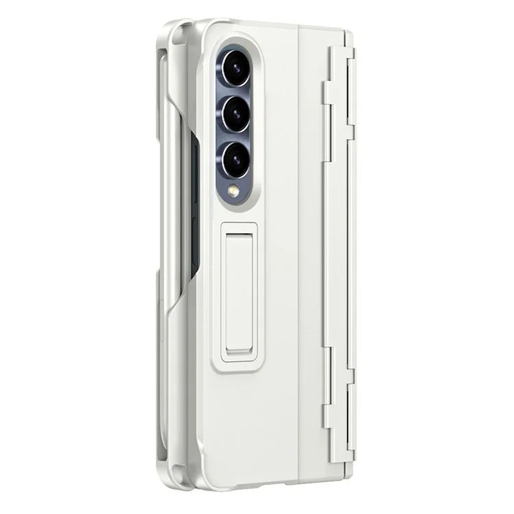 For Samsung Galaxy Z Fold3 5G Case Rubberized PC Phone Cover with Screen Protector / Stylus Pen