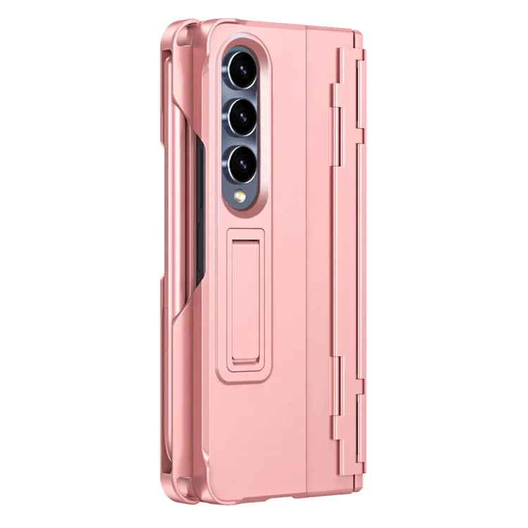 For Samsung Galaxy Z Fold3 5G Case Rubberized PC Phone Cover with Screen Protector / Stylus Pen