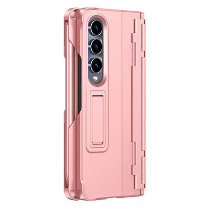 For Samsung Galaxy Z Fold3 5G Case Rubberized PC Phone Cover with Screen Protector / Stylus Pen
