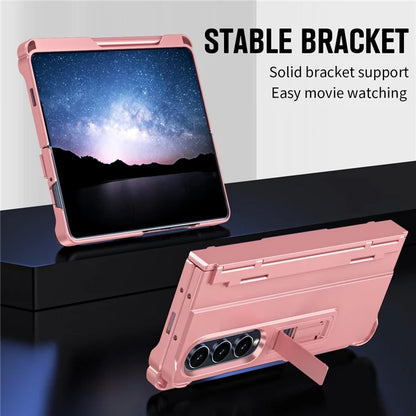 For Samsung Galaxy Z Fold3 5G Case Rubberized PC Phone Cover with Screen Protector / Stylus Pen