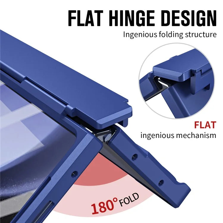 For Samsung Galaxy Z Fold3 5G Case Rubberized PC Phone Cover with Screen Protector / Stylus Pen