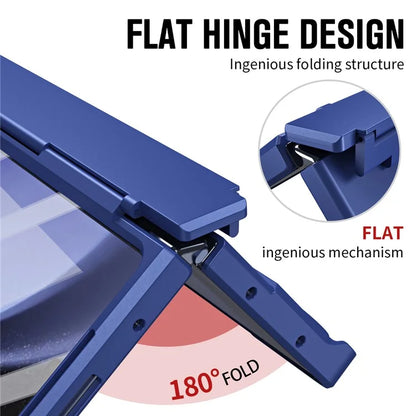 For Samsung Galaxy Z Fold3 5G Case Rubberized PC Phone Cover with Screen Protector / Stylus Pen