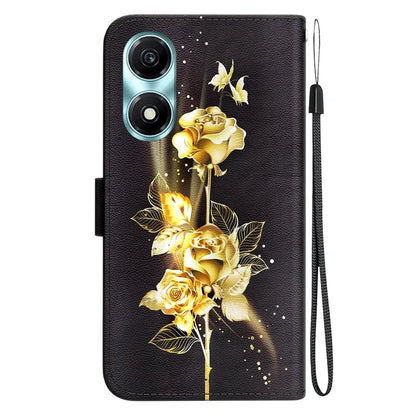 For Honor X5 Plus / Play 40C 5G Case Pattern Printing Leather Phone Cover
