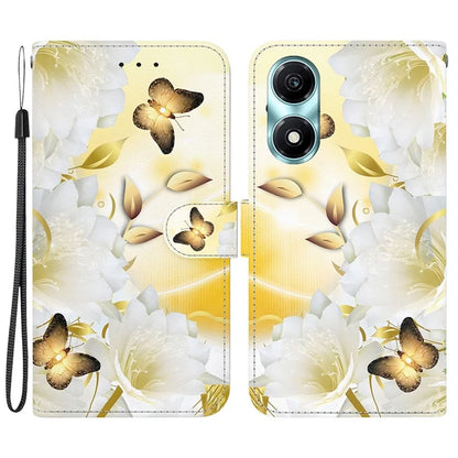For Honor X5 Plus / Play 40C 5G Case Pattern Printing Leather Phone Cover