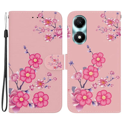 For Honor X5 Plus / Play 40C 5G Case Pattern Printing Leather Phone Cover