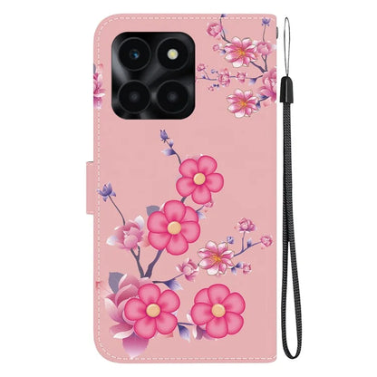 For Honor X6a 4G Leather Case Pattern Printing Wallet Cover