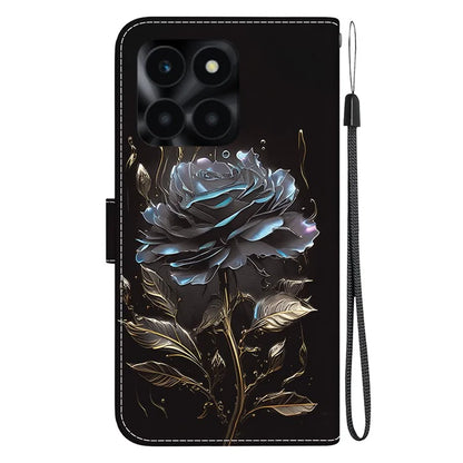 For Honor X6a 4G Leather Case Pattern Printing Wallet Cover
