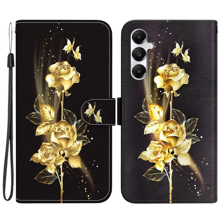 For Samsung Galaxy A05s 4G Case Pattern Printing Phone Cover with Wallet