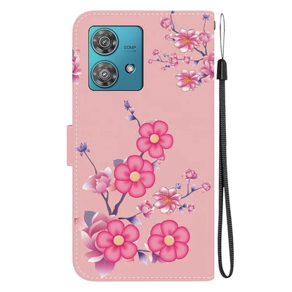 For Motorola Edge 40 Neo 5G Case Pattern Printing PU Leather Phone Cover