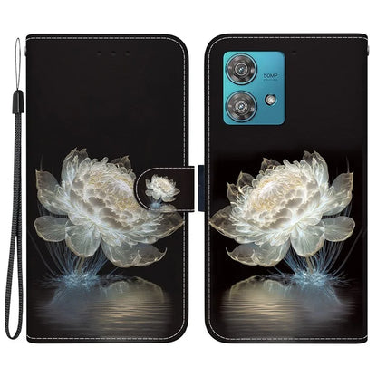For Motorola Edge 40 Neo 5G Case Pattern Printing PU Leather Phone Cover