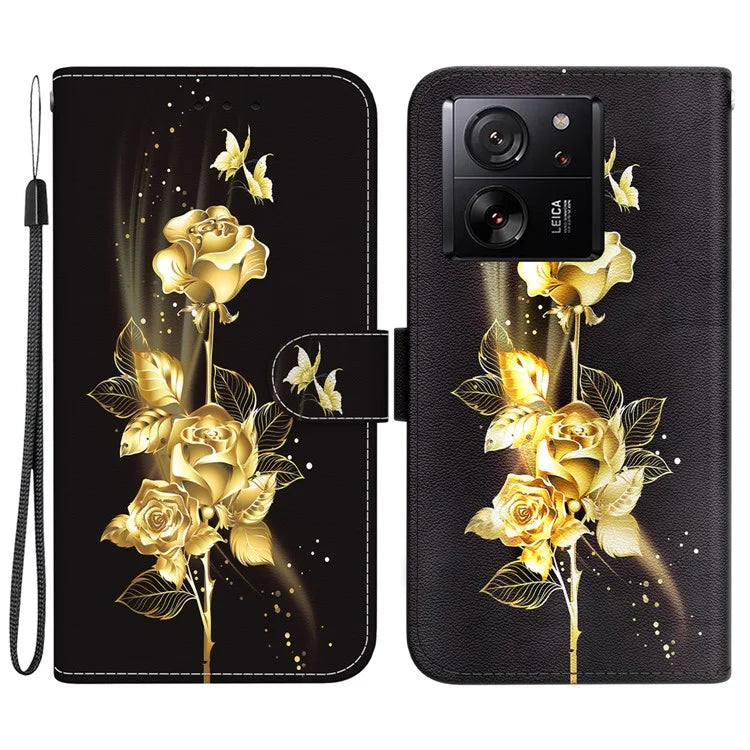 For Xiaomi Redmi K60 Ultra / 13T / 13T Pro Case Pattern Printing Phone Stand Cover