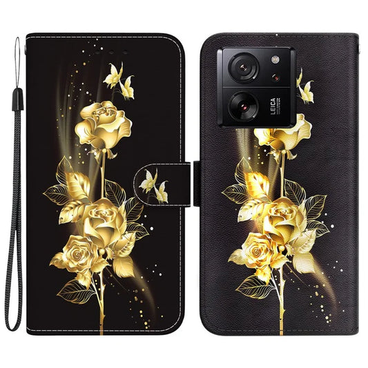 For Xiaomi Redmi K60 Ultra / 13T / 13T Pro Case Pattern Printing Phone Stand Cover