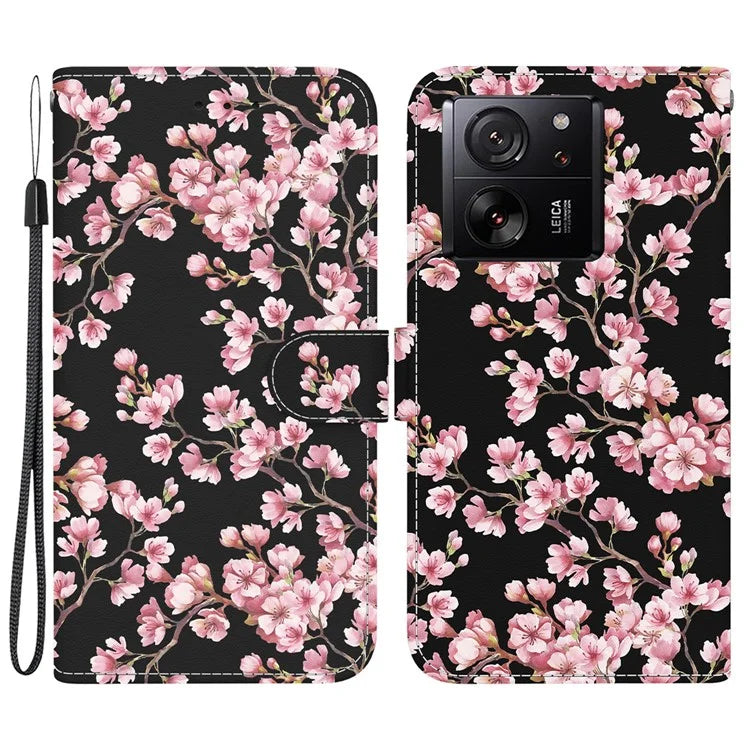 For Xiaomi Redmi K60 Ultra / 13T / 13T Pro Case Pattern Printing Phone Stand Cover