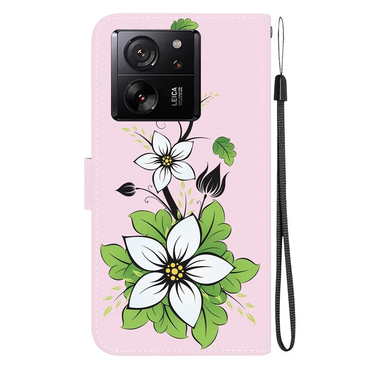 For Xiaomi Redmi K60 Ultra / 13T / 13T Pro Case Pattern Printing Phone Stand Cover