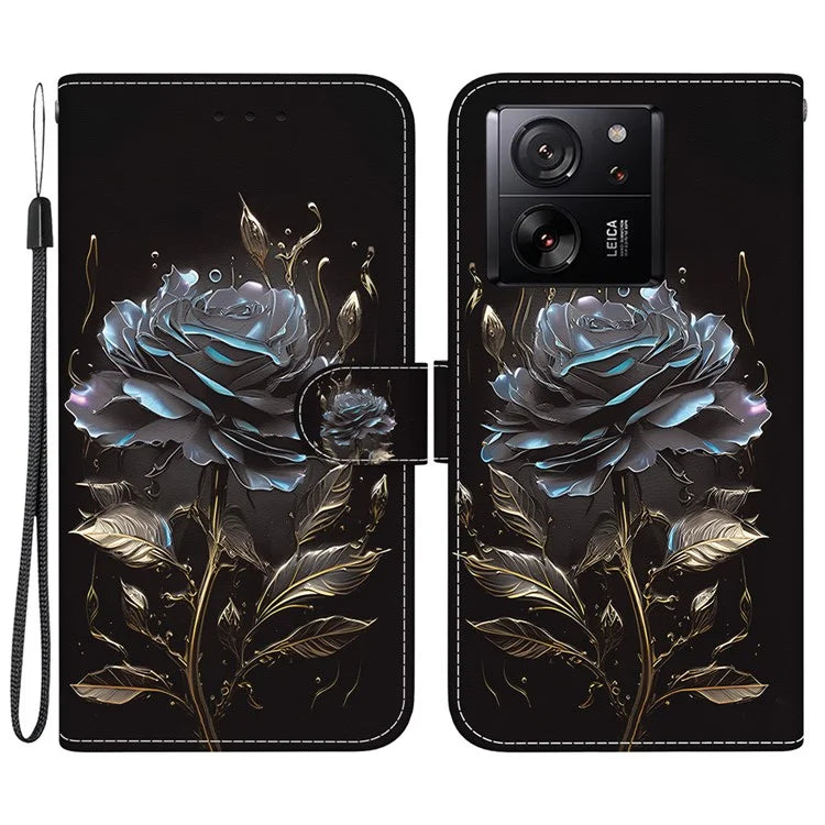 For Xiaomi Redmi K60 Ultra / 13T / 13T Pro Case Pattern Printing Phone Stand Cover