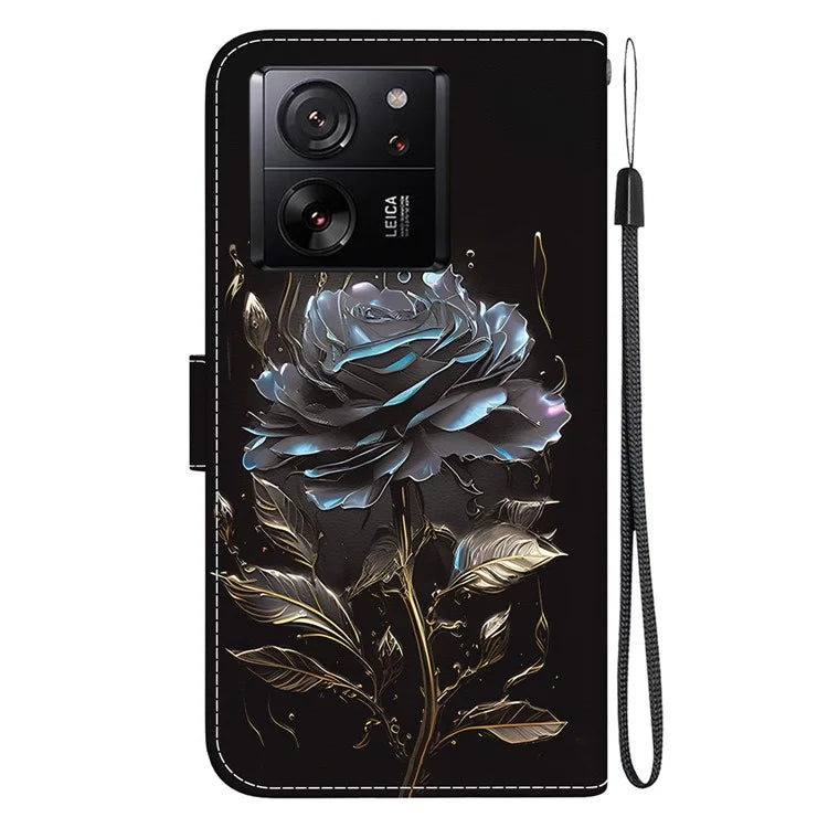 For Xiaomi Redmi K60 Ultra / 13T / 13T Pro Case Pattern Printing Phone Stand Cover