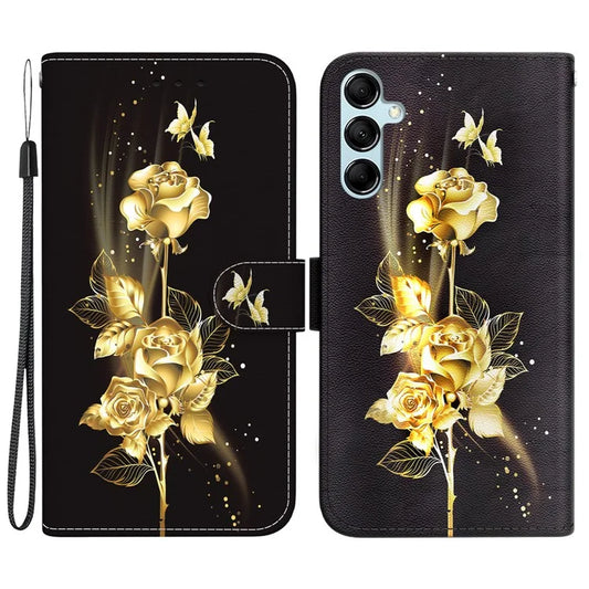 For Samsung Galaxy A15 4G Case 3D Pattern PU Leather Flip Shockproof Cover