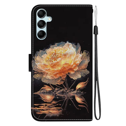 For Samsung Galaxy A15 4G Case 3D Pattern PU Leather Flip Shockproof Cover