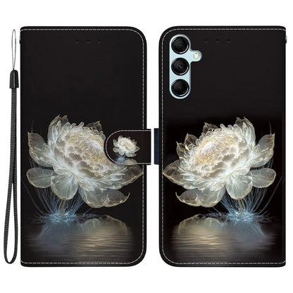 For Samsung Galaxy A15 4G Case 3D Pattern PU Leather Flip Shockproof Cover