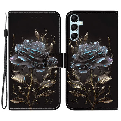For Samsung Galaxy A15 4G Case 3D Pattern PU Leather Flip Shockproof Cover