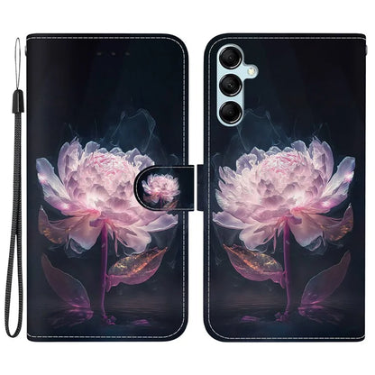 For Samsung Galaxy A15 4G Case 3D Pattern PU Leather Flip Shockproof Cover