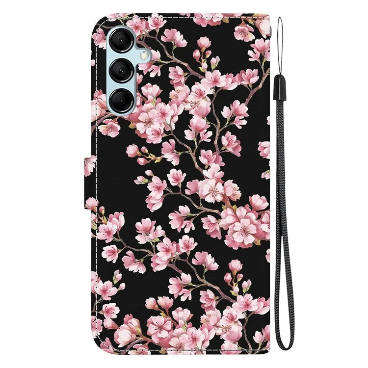 For Samsung Galaxy A15 4G Case 3D Pattern PU Leather Flip Shockproof Cover
