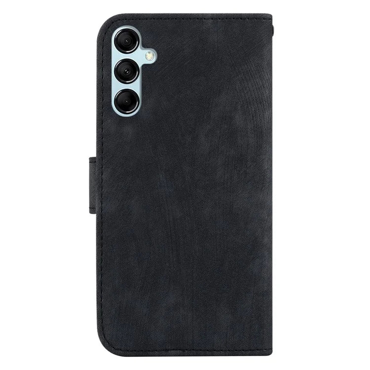 For Samsung Galaxy A15 4G Case Lovely Tiger Imprint Leather Phone Stand Cover