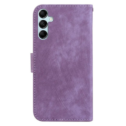 For Samsung Galaxy A15 4G Case Lovely Tiger Imprint Leather Phone Stand Cover
