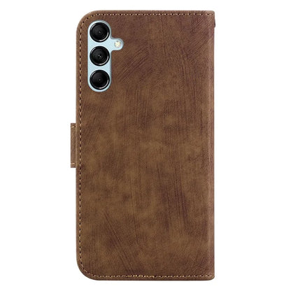 For Samsung Galaxy A15 4G Case Lovely Tiger Imprint Leather Phone Stand Cover