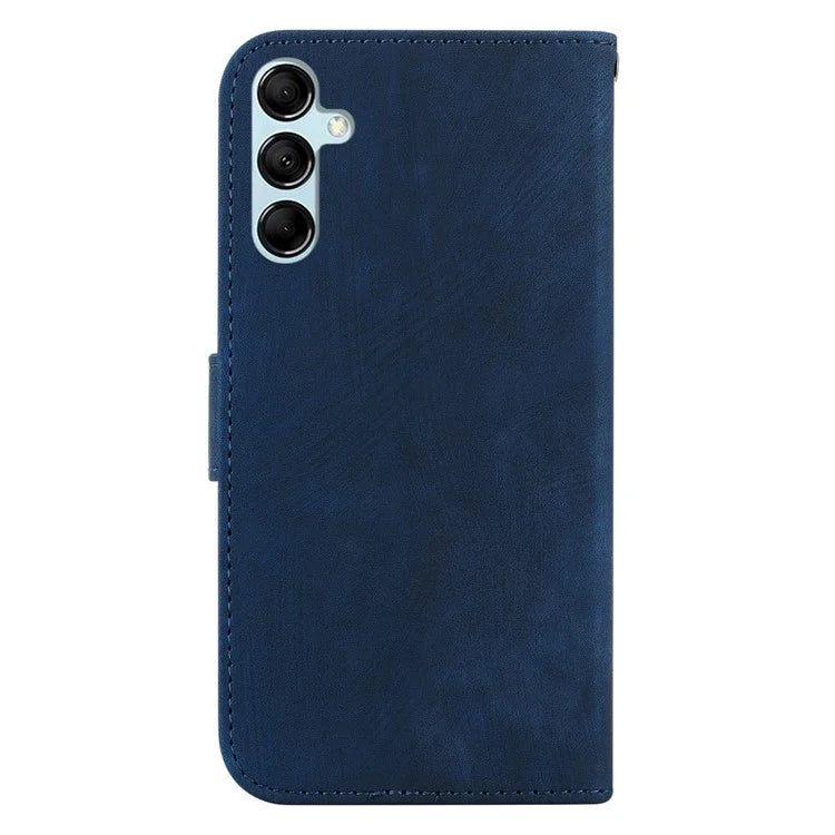 For Samsung Galaxy A15 4G Case Lovely Tiger Imprint Leather Phone Stand Cover