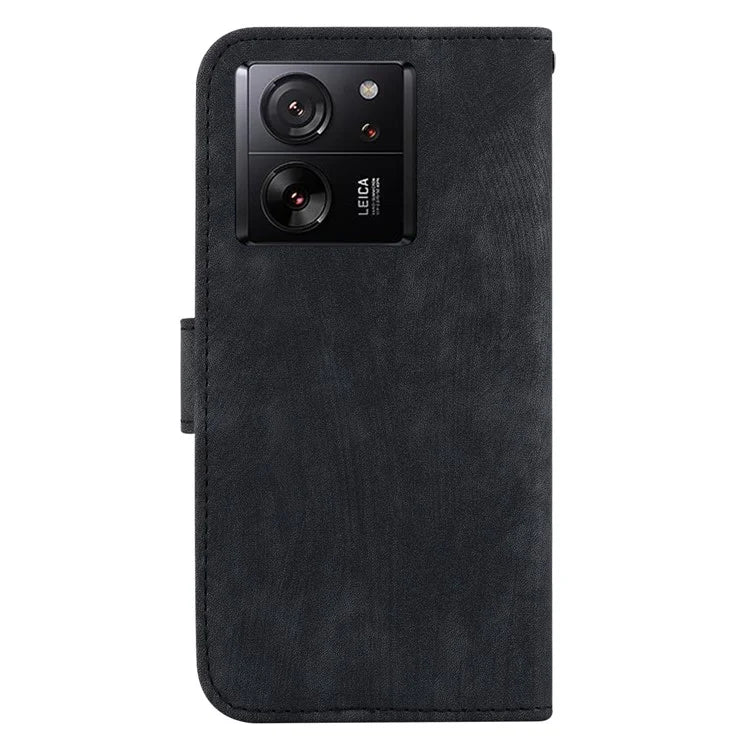 For Xiaomi Redmi K60 Ultra / 13T / 13T Pro Case Lovely Tiger Imprint Mobile Phone Leather Cover